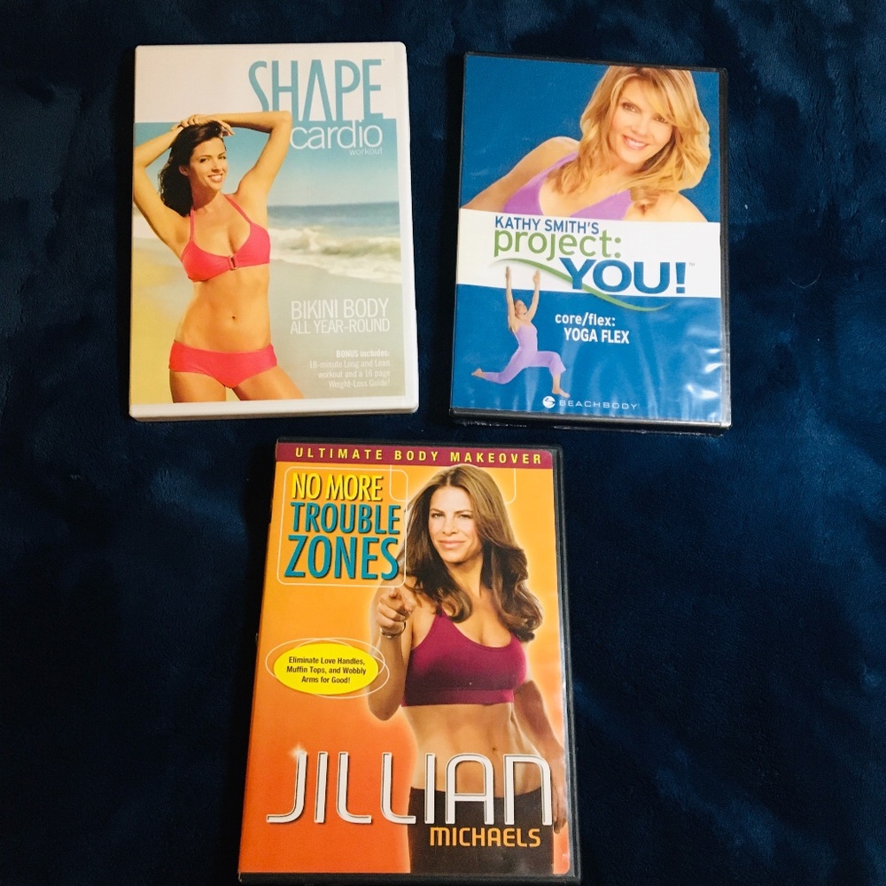 Workout/ yoga dvds